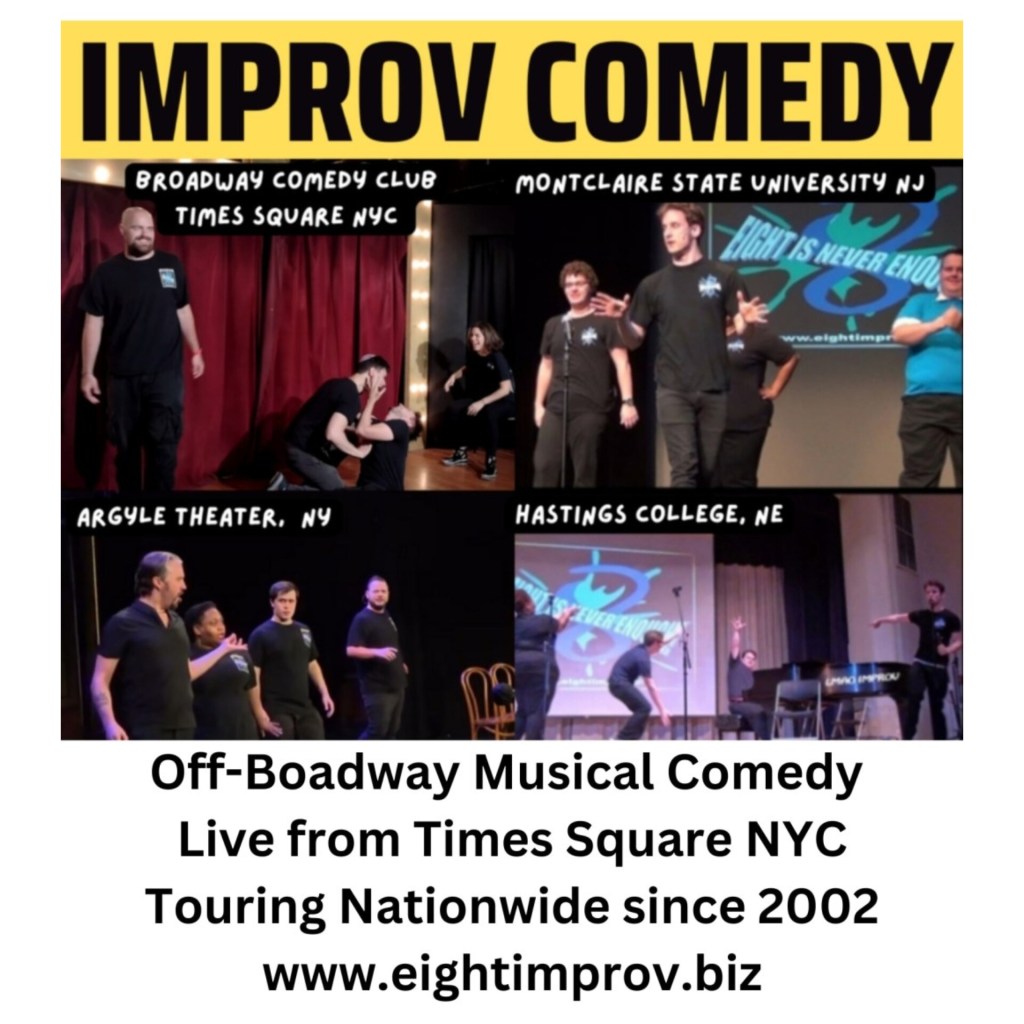 January 6, 7 Live from Times Square NYC Off-Broadway Improv Comedy Shows &&nbsp;Classes