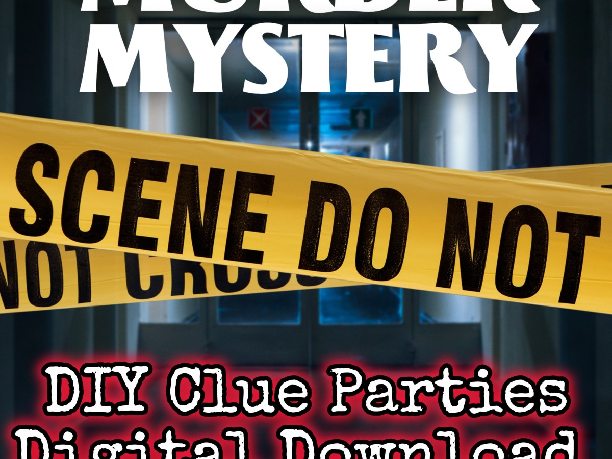 DIY Murder Mystery Kit: 1920s Speakeasy Clue Party&nbsp;Game