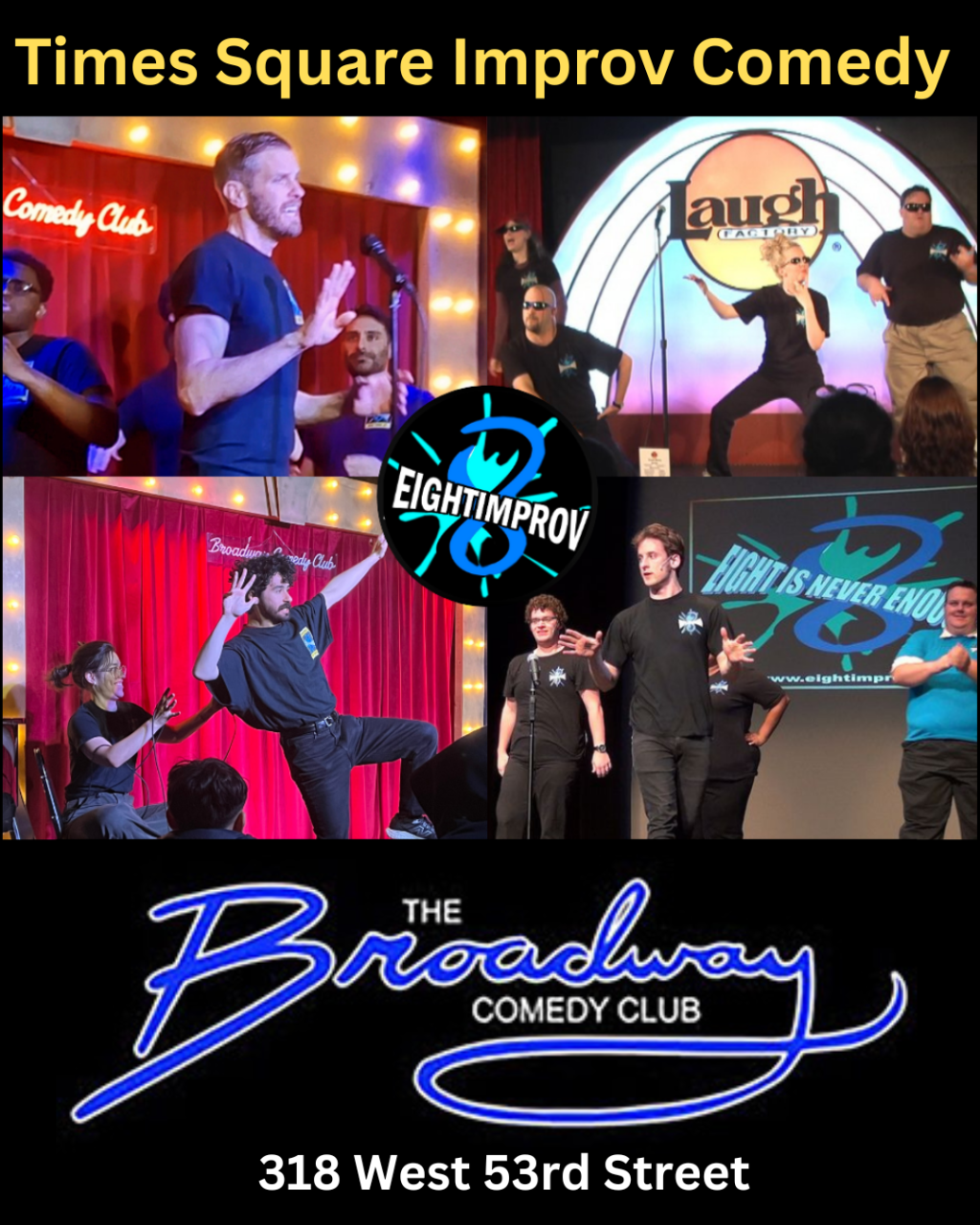 3/21 Saturday 3pm Times Square NYC Improv Comedy&nbsp;Show